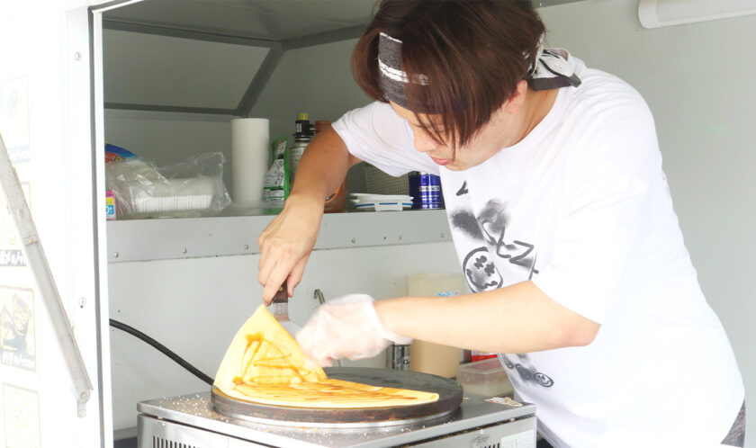 三重県津市・松阪市・伊勢市のクレープキッチンカー『るんるんクレープ』